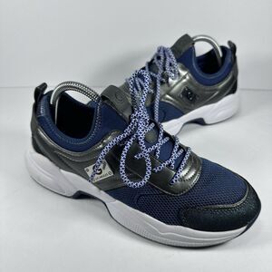 G by Guess Jimmi Lace Up Sneakers in Blue and Gray Size 9